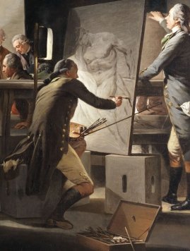 Maltechnische Aspekte bei der Gestaltung von menschlichen Körperformen.
 
 Maltechnik-Führung mit DI Mag. art Dorothea Kehrer-Kaan.