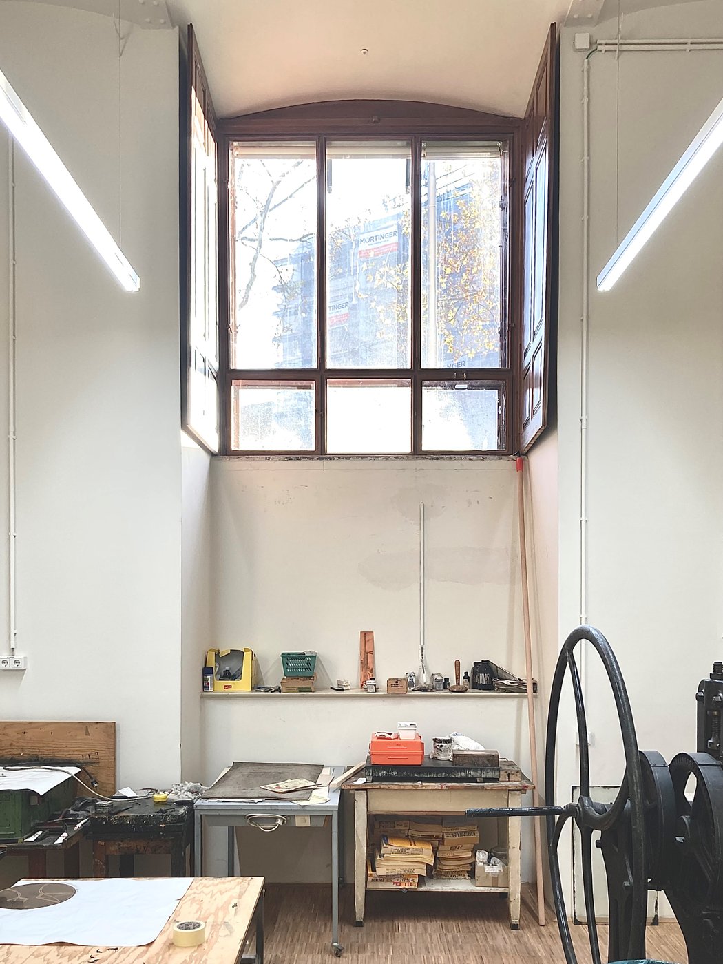 Blick in die Druckwerkstatt