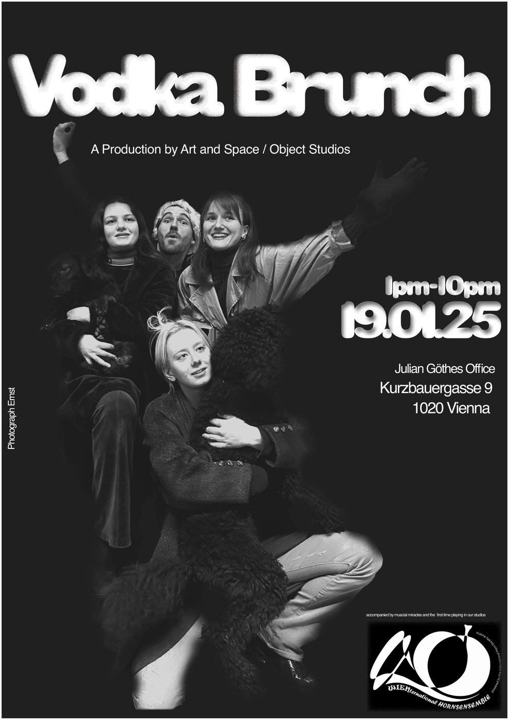 Poster Vodka Brunch, Photograph Ernst