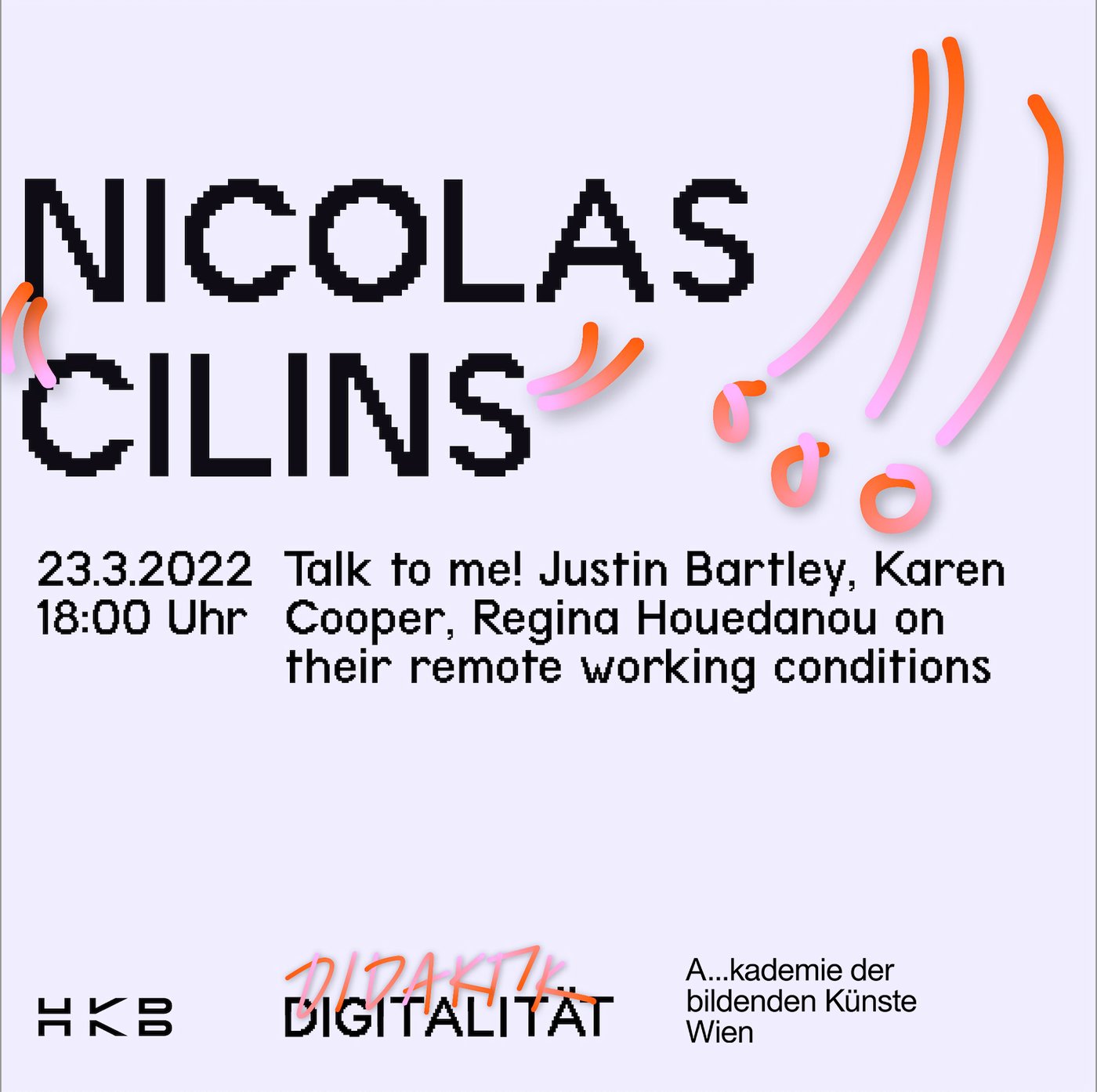 Flyer of the Lecture Didaktik from Nicolas Cilins on 23.3.