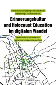 A book cover in portrait format with the title, author details and the publisher's name. The cover features a stylized city map with colored dots.