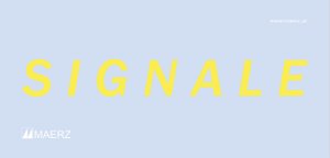 blue background with yellow letters