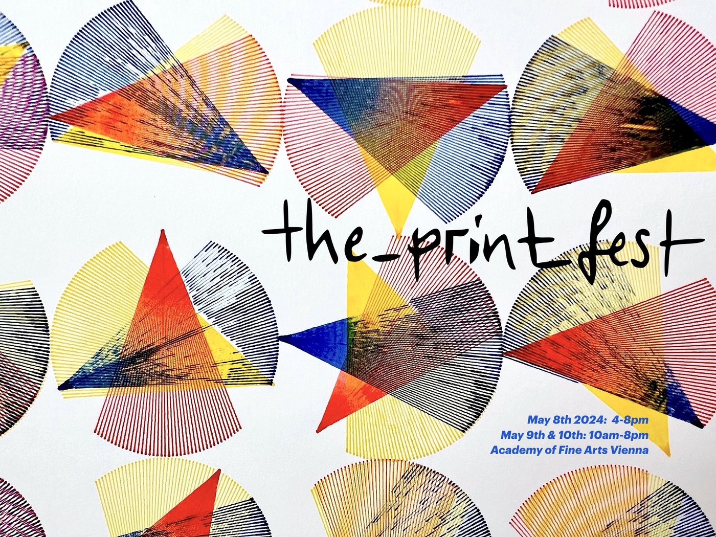 graphic forms in different colours