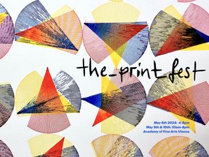 graphic forms in different colours