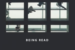 Photo of a window way where people are walking over the viewers head